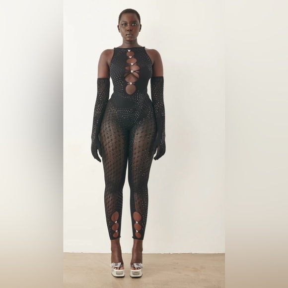 RHINESTONED JANICE JUMPSUIT